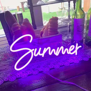 Custom LED Neon Sign - Vibrant Wall Decor for Weddings, Birthdays & Parties - USB Powered, Safe Materials, Easy-Install, Neon Signs for Table