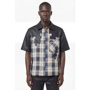 Guapi Plaid Cross Patch Shirt