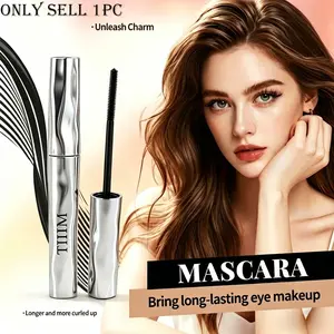 Waterproof sweatproof dark tint mascara, anti-smudge effect, deepen charming eye contour