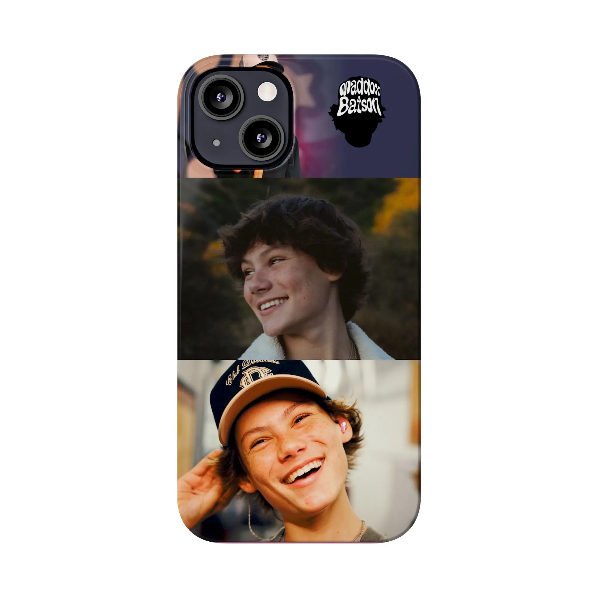 Maddox Batson Phone Case, Slim Phone Cases, Fan Tour Merchandise, Stylish Protective Cover, Custom Design Accessory Protection Smartphone Protector Casing Cellphone