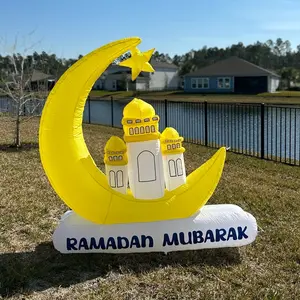 Reversable Ramadan and Eid Masjid Crescent Inflatable