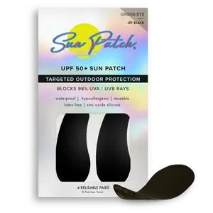 Sun Patch Under-Eye UV Protection Facial Sunscreen Gentle Sensitive Waterproof Skin Repair UPF 50+ Blocks 98% UVA UVB Rays Hypoallergenic