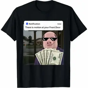 100% Premium Cotton graphic tees John Pork Meme Dih Funny Memes Internet Memes Brainrot Memes T-Shirt