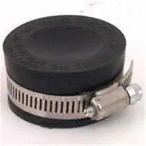 212 MAIN Fernco PQC-102 Qwik Cap, Pressure Resistant 2-in. Flexible Pipe Cap for Steel Pipes