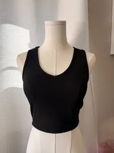 Ribbed Cropped Racerback