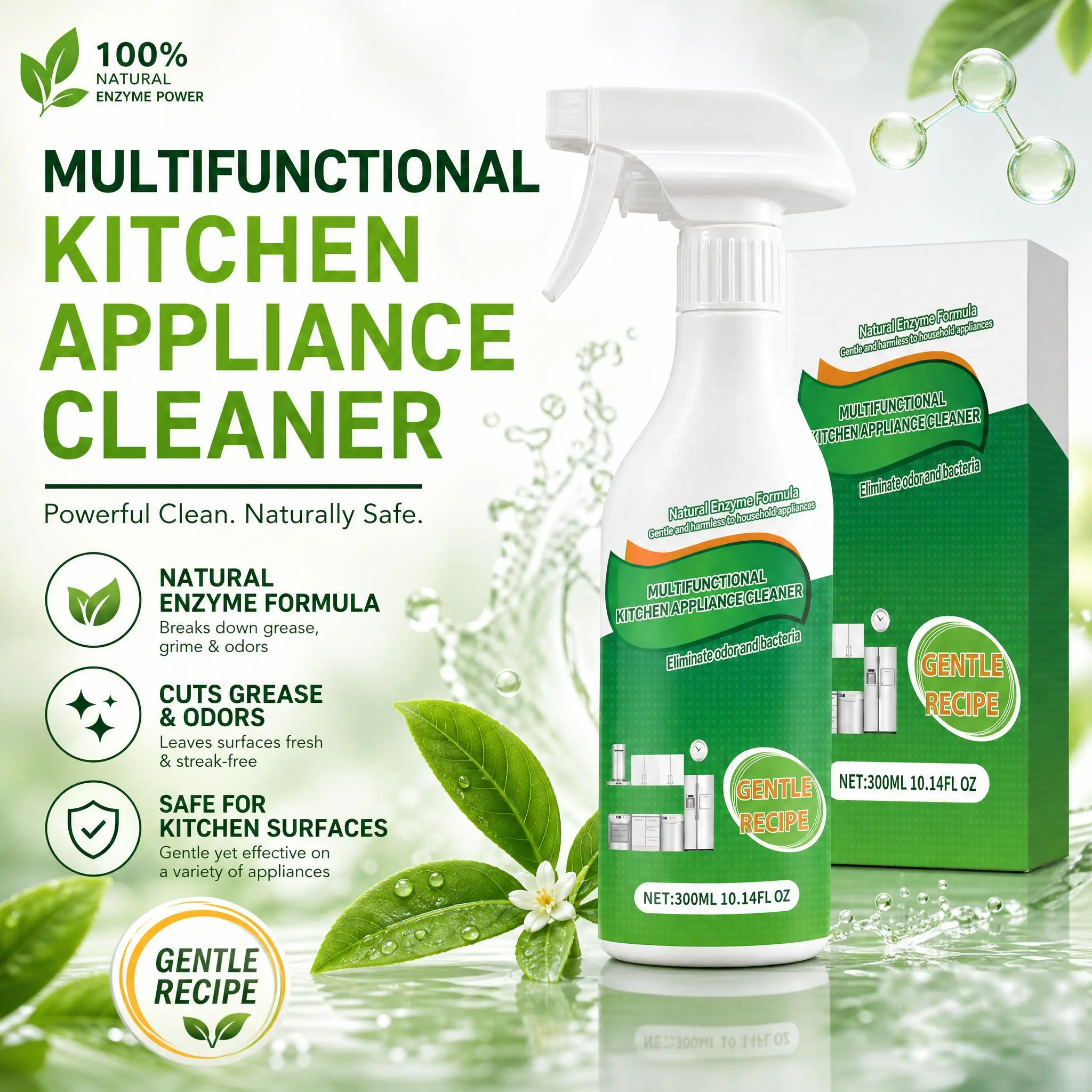 Scented Multi-Functional Cleaner for All Kitchen Appliances