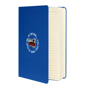 Hardcover Notebook, logo white