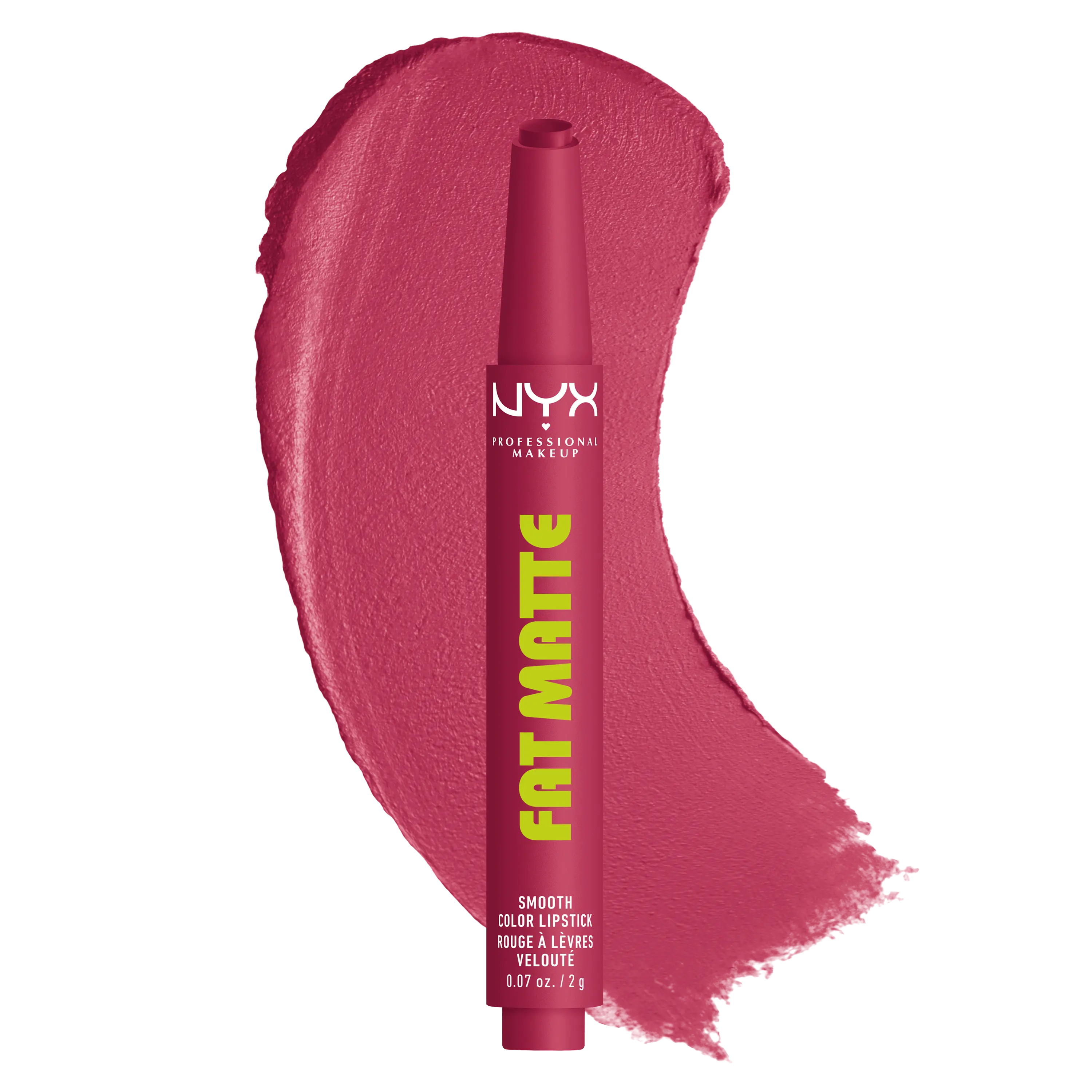 Fat Matte Lipstick - Smooth Color Lipstick with Cushion-Soft Formula - Moisutrizing, Lightweight, Creamy Pigments, NYX Professional Makeup Fat Matte Lipstick - Smooth Color Lipstick with Cushion-Soft Formula - Moisutrizing, Lightweight, Creamy Pigments, NYX Professional Makeup