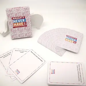 Naughty Never Have I Classic Party Game Cards, Fun Challenge Card Set for Family Gatherings, Entertainment Board Games Night