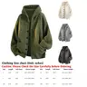 Men’s Knit Long Hooded Cardigan Sweater - Knot-Accented, Comfy, Mohair-Style, Long-Sleeve, Loose-Fit, Soft Outerwear for Casual Autumn-Winter Tops, Comfy Men's Cardigans