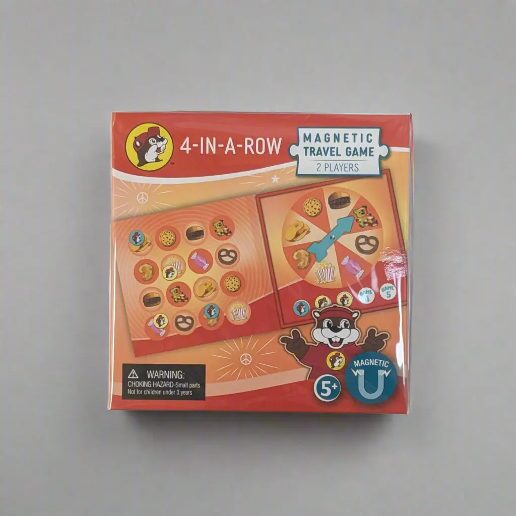 Buc-ee's Magnetic Travel Game - 4-in-a-Row