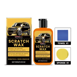 Scratch Repair and Swirl Remover - Car Paint Scratch Remover & Restorer Kit with Buffer Pad - Polishing & Waxing Kits - Compound for Vehicles Paint Repair -100g（ 3.53 fl. Oz.）