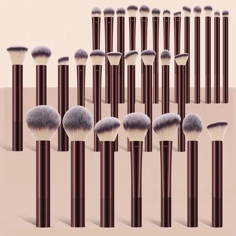 Makeup Brush Set with Storage Bag, 30pcs/set Soft Long Handle Makeup Brush, Professional Makeup Tools for Women & Girls, Cosmetic Brush Set, Soft Makeup Brushes