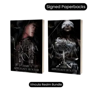Vincula Realm Duology Signed Paperbacks book bundle - The Umbra King and Aeternum