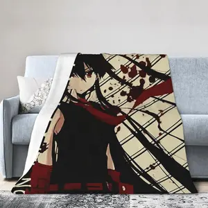 Akame Ga Kill Ultra-Soft Micro Fleece Blanket Super Soft Throw Blanket Flannel Fleece Blanket for Couch Bed Sofa Travelling Camping 60"x50" 739