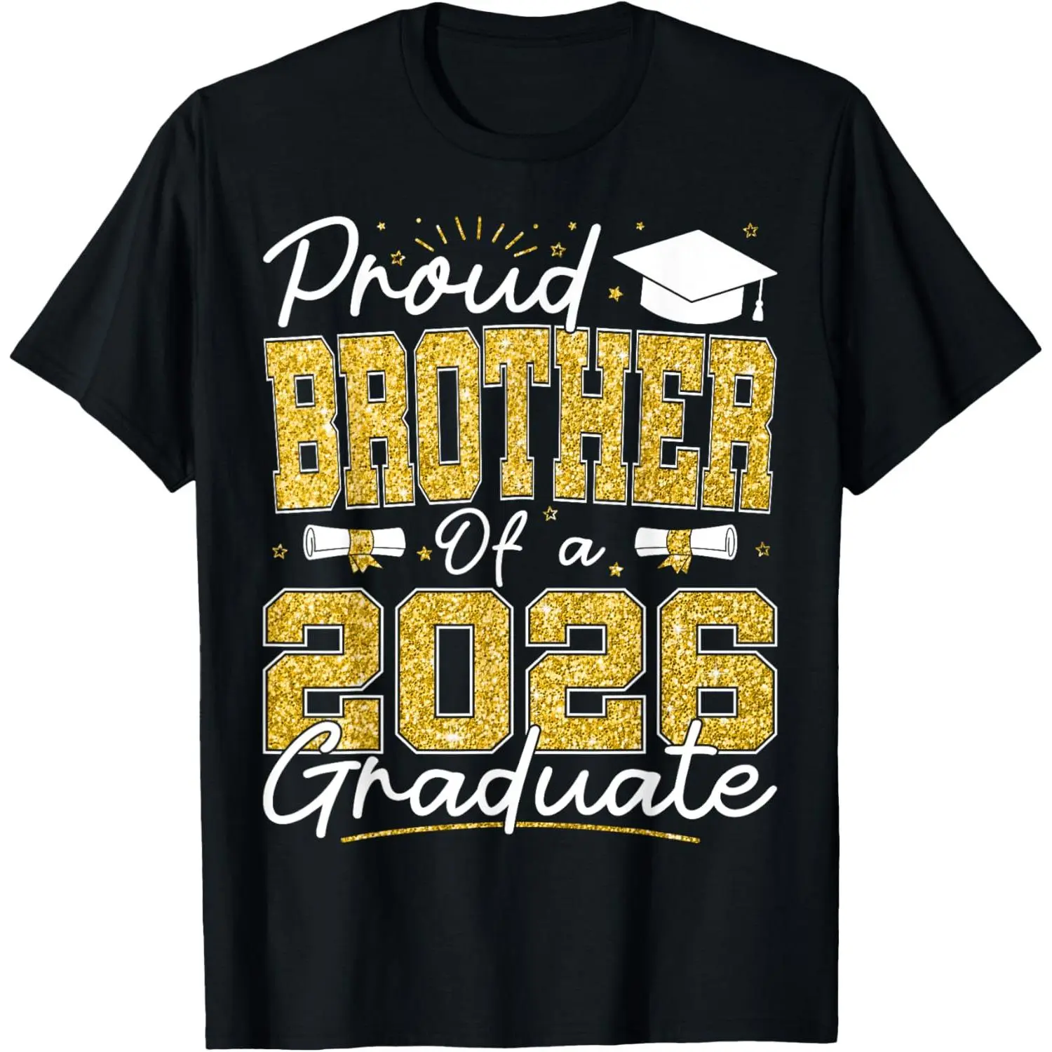 Proud Brother of A 2026 Graduate Senior 2026 Grad Family T-Shirt