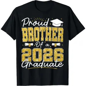 Proud Brother of A 2026 Graduate Senior 2026 Grad Family T-Shirt