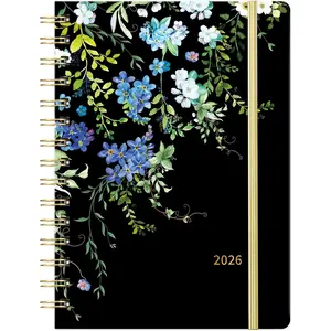 2026 Planner - Weekly & Monthly Planner/Calendar 2026, JAN. 2026 - DEC.2026, 6.4" x 8.5", with Tabs, Sturdy Cover,  Paper,  Pocket,  -wire Binding