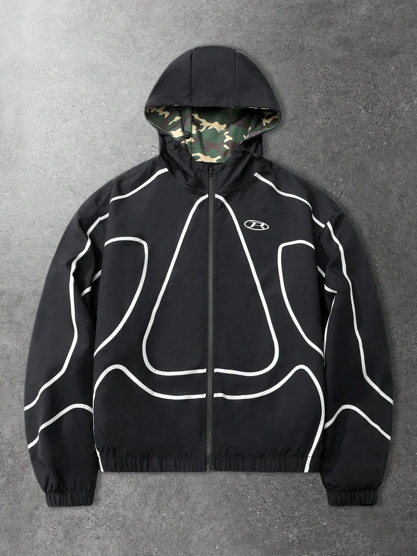 Men's Patchwork Casual Spring Sports Jacket, Athlete Jackets, Athletic Jackets, Lightweight Breathable Jacket, Sporty Breathable Outerwear, S-Xxl Sizes Available, Perfect for Outdoor and Multiple Occasions