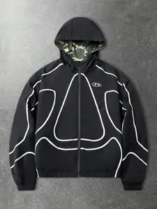 Men's Patchwork Casual Spring Sports Jacket, Athlete Jackets, Lightweight Breathable Jacket, S-Xxl Sizes Available, Perfect for Outdoor and Multiple Occasions