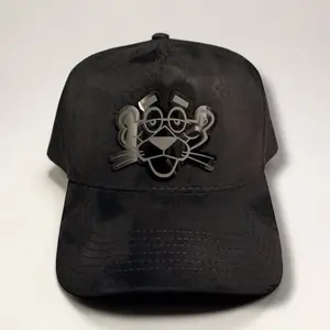 Hat Panther High Quality Suede SnapBack Cap with Iconic Panther Logo for Men Women
