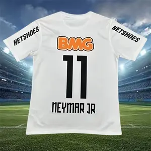 2012 2013 Home White No.11 Neymar Short Sleeved Soccer Jersey