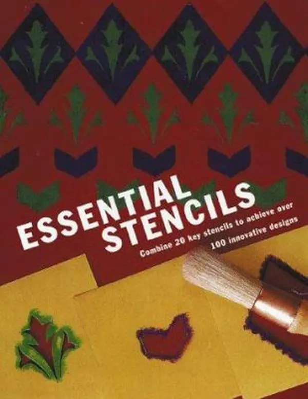 USED Book - Essential Stencils: Includes 30 Ready-to-Use Stencils in Classic Designs by Samantha Barbic (Paperback) - english