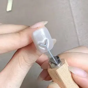 Heart Cat Eye Effect Nail Tool, 6 Counts/set Hypoallergenic Nail Art Tool, Non-magnetic Nail Design Tool, Nail Salon Accessories, Nail Art Nails Manicure Nail Art Kit