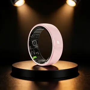 Smart Ceramic Ring R12 All-Day Heart Rate, Blood Oxygen, Blood Pressure Monitoring 5ATM Waterproof Sports Health Bracelet Sleep Analysis Fitness Tracker