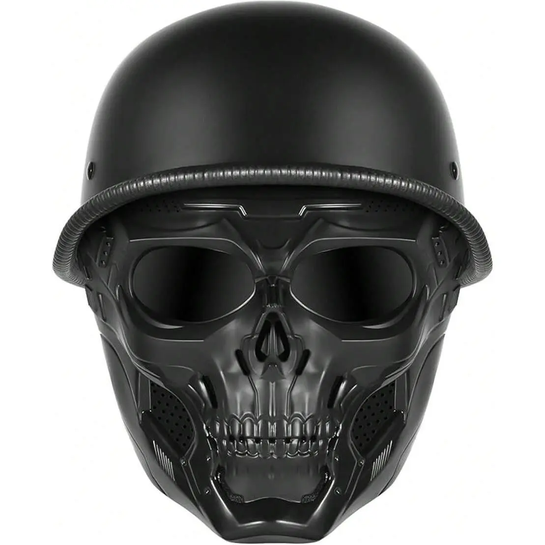 german motorcycle helmet mask dot Micro Mayhem Style FMVSS 218 standards Motorcycle Half Helmets With Face
