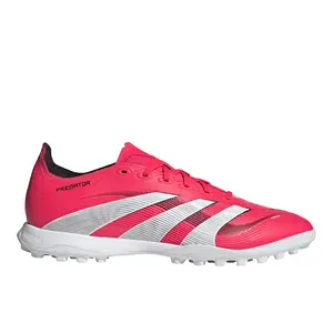 adidas Mens Predator Club Turf Soccer Cleats  - Red, White