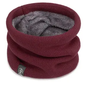 Unisex Fleece Blend Winter Wind-Resistant Neck Gaiter, Warm Versatile Wrap for Outdoor Leisure, Cycling