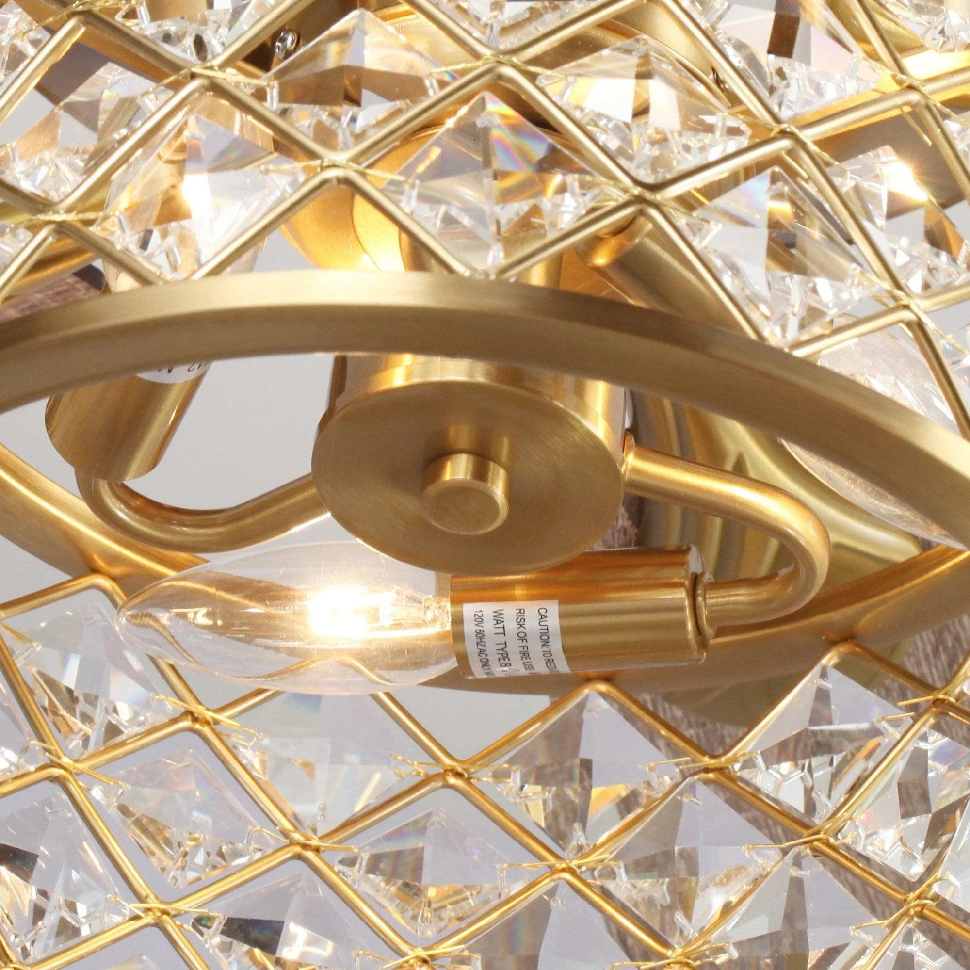 Luxurious 52-Inch Gold Ceiling Fan with Dimmable LED Light & Remote Control | Modern Elegant Home Decor