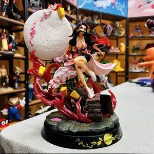 One Piece Demon Slayer Nezuko Kamado Figure, Demon Form with Moon & Sakura Effects，Unboxing Nezuko Kamado Statue! Must-Have Collectible for True Demon Slayer Fans，Perfect Desk Decor for Otakus