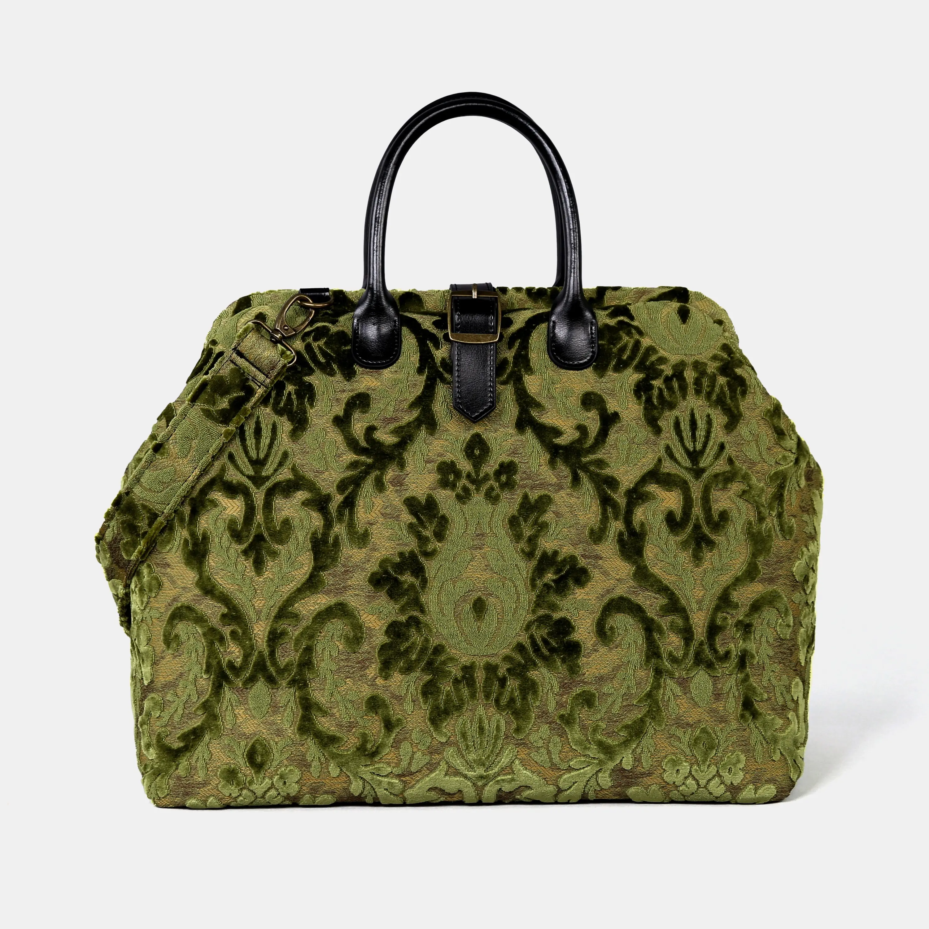 Burnout Velvet Fern Green Mary Poppins Weekender