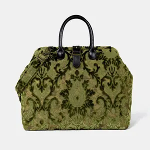 Burnout Velvet Fern Green Mary Poppins Weekender