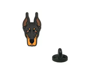 Doberman Apparel Pin Badge Pin Lapel Pin Yazzle Dazzle