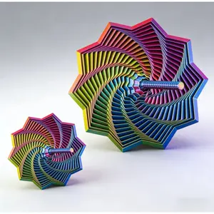 new stress relief Rainbow Spiral Fidget Star  Soothing ASMR Sounds & Trippy Visuals  Stress Relief for Everyone!