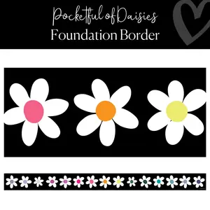 Pocketful of Daisies Bulletin Board Borders