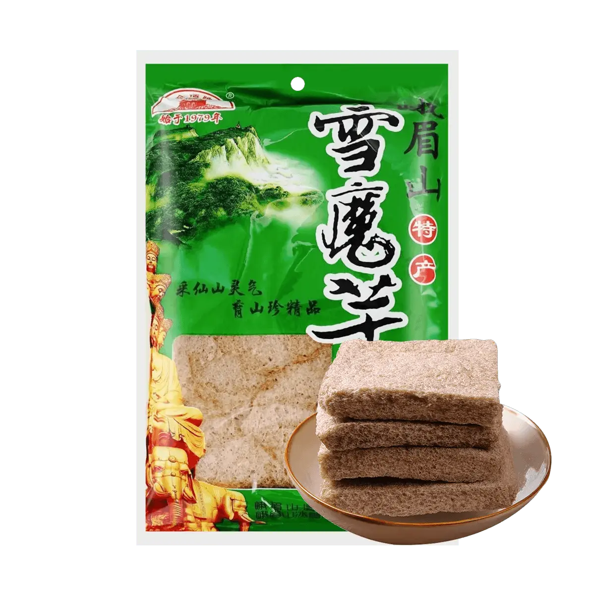 Snow Konjac 3.53oz - Sichuan Specialty, Hot Pot & Malatang Essential, Low Calorie Chewy Texture