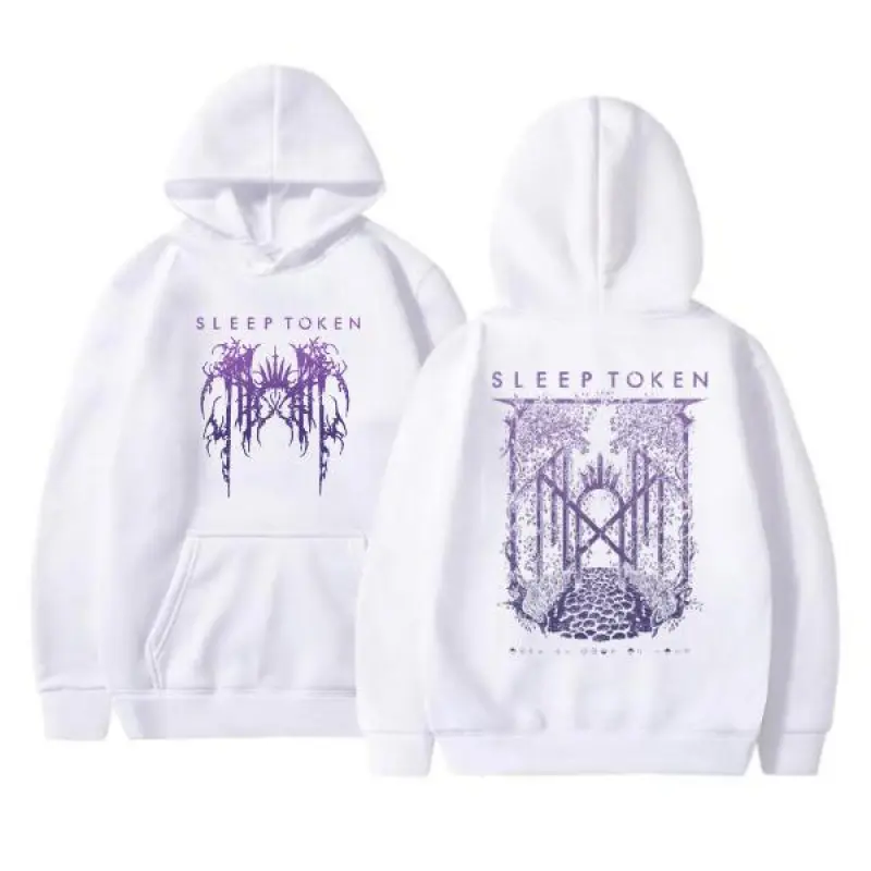 🎤[Graphic Hoodie]Sleep Token Silly Purple Hoodie Sweatshirt – 2 Sides Graphic Tee, New Song Concert Tour 2025, Limited Edition Sleep Token Merch, Must-Have Hoodie for Fans, Unisex Streetwear, Cool Tour Gift, Fan Apparel, Trending TikTok Hoodie