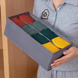 1/2 fold storage box with 8 drawers, perfect for organizing underwear and socks, wardrobe drawers, and clothing storage