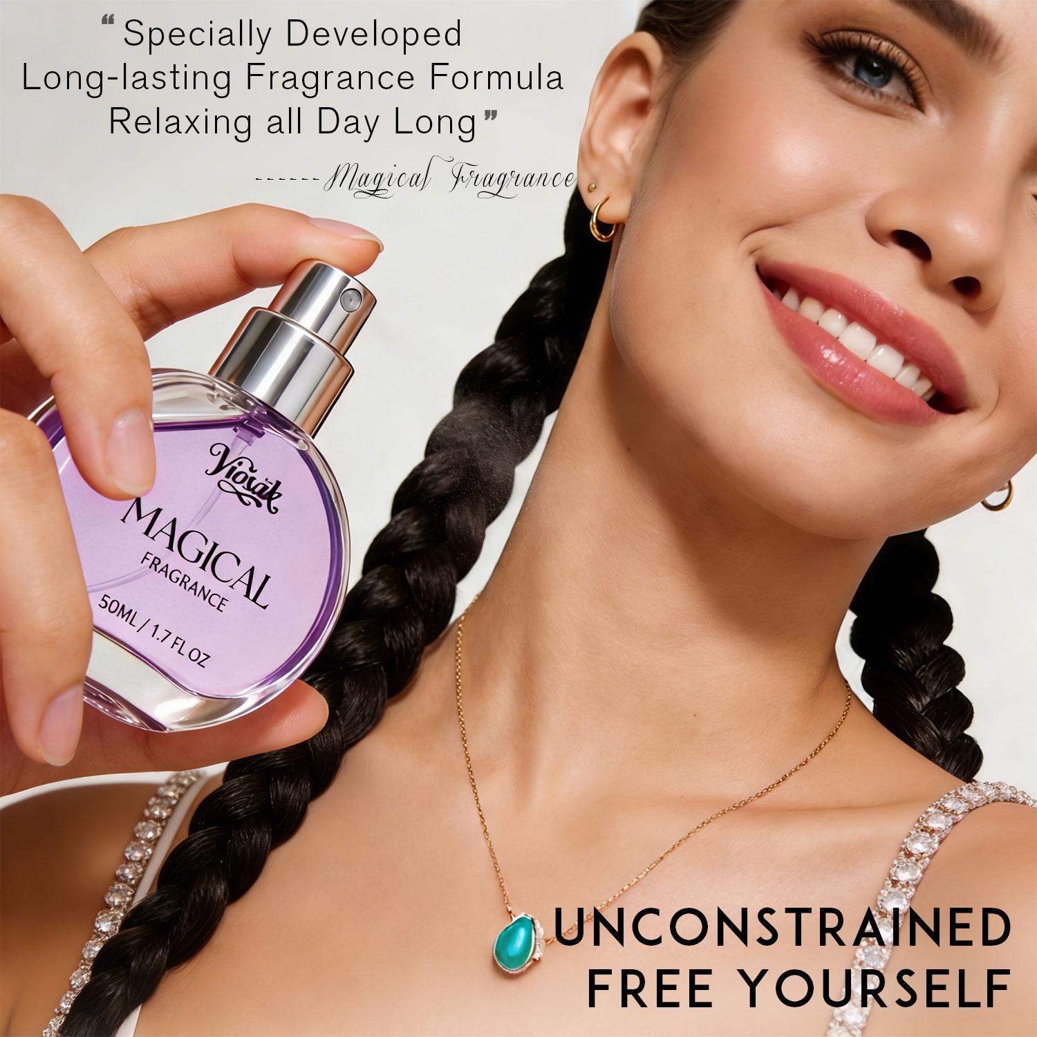 Viosak Magical Fragrance Parfum for Women & Men 50ml (1.65 fl. Oz)Lasting Long Lasting Fragrance for Dates & Daily Wear for Girlfriend boyfriend  Luxurious Gift