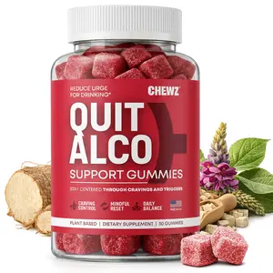 CHEWZ Mood & Liver Balance Gummies — B Vitamins + NAC + Milk Thistle + Kudzu, Vegan Strawberry Lemon, 30 Count