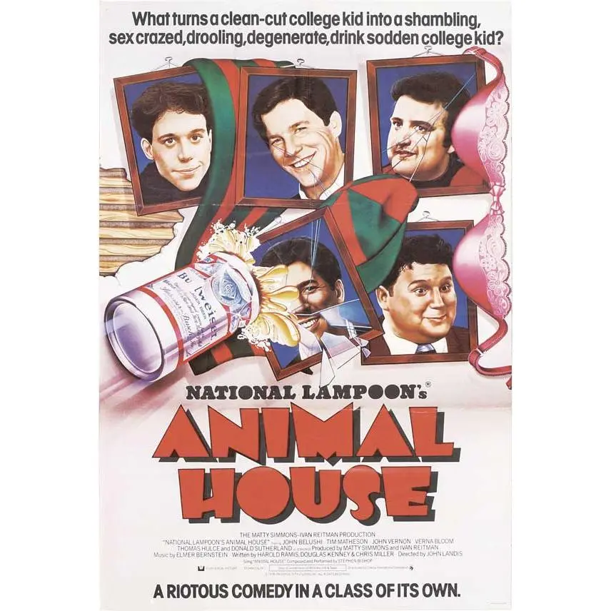 National Lampoon's Animal House Movie Poster Print (11 x 17)