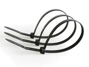 Zip Ties Assorted Sizes(4”+6”+8”+12”), 400 Pack, Black Cable Ties, UV Resistant Wire Ties