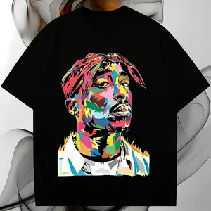 []  Vintage TuPac Graphic Tee, Tupac Shakur Shirt, 2Pac Shirt, 90S Merch, Rapper Shirt, Hip Hop 90S Legends Shirt, Rapper Merch Golf Gift T-Shirt For Men And Women Streetwear Soft Smooth Fabric Seamless Menswear Tshirt Cotton graphic tee 90s graphic tees