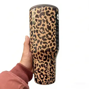 HydroJug Rodeo 40oz Leopard Print Limited Edition Insulated Water Bottle Triple Insulation Leak Proof Stainless Steel Traveler for Daily Hydration Drinkware Bottled tiktokshopspringglowup