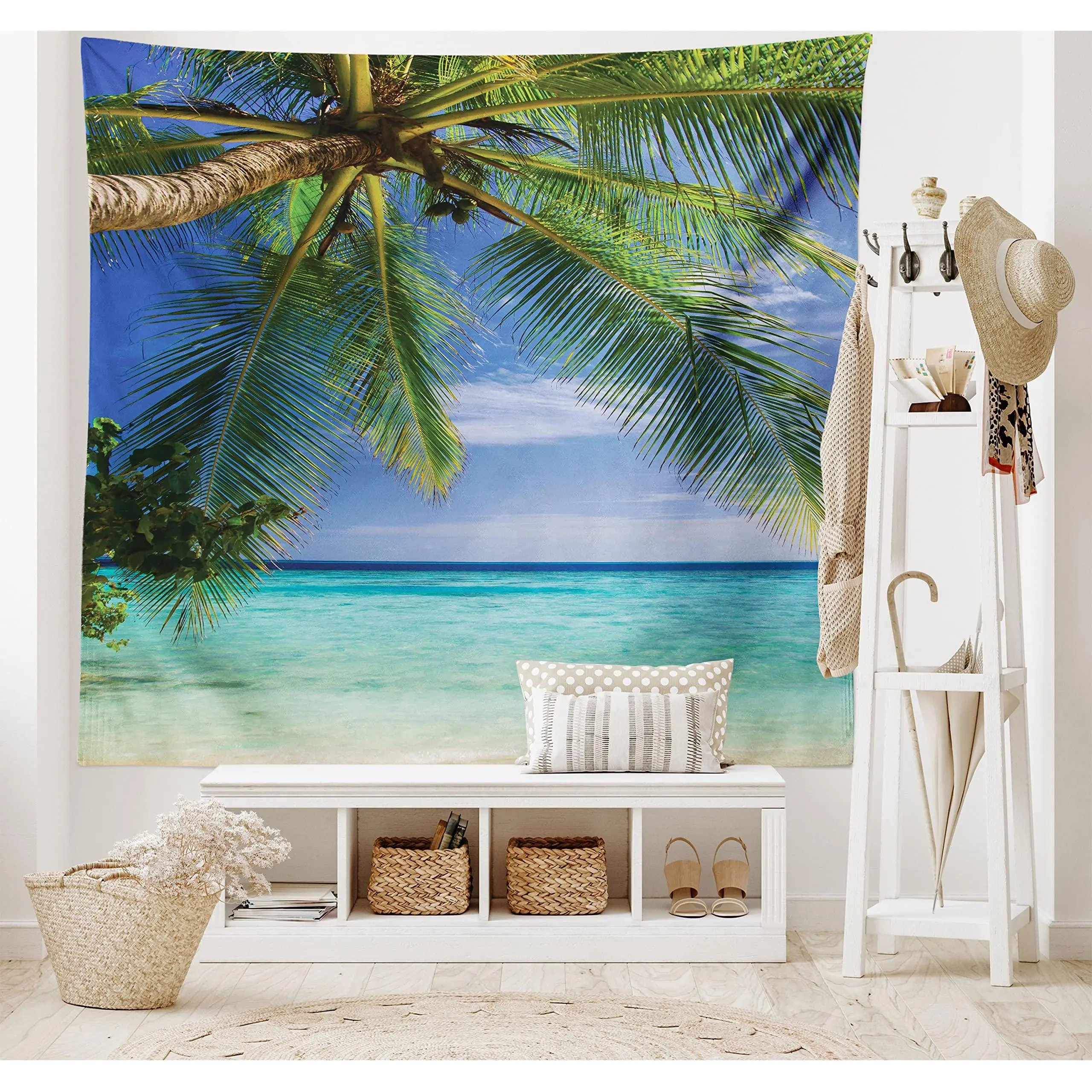 Decorative Tapestry Wall Hanging, 1 Piece Polyester Fabric Wall Art for Bedroom Living Room Dorm Home Decor, Multiple Designs and Sizes - Collection 043