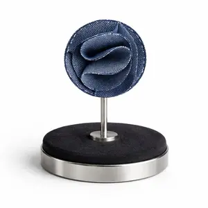 Sapphire Petal Lapel Flower